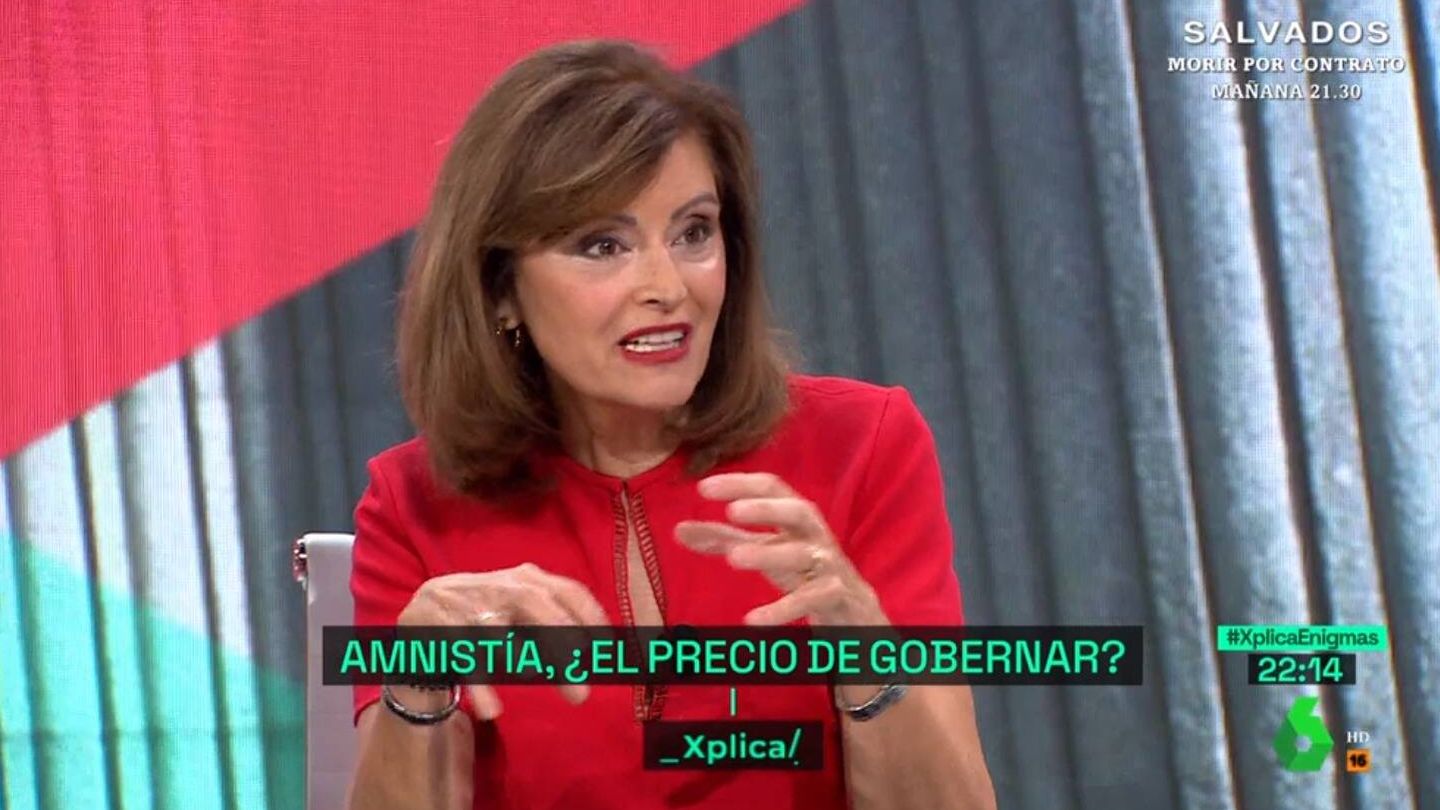 Ana Botella en 'La Sexta Xplica'. (Atresmedia Televisión)