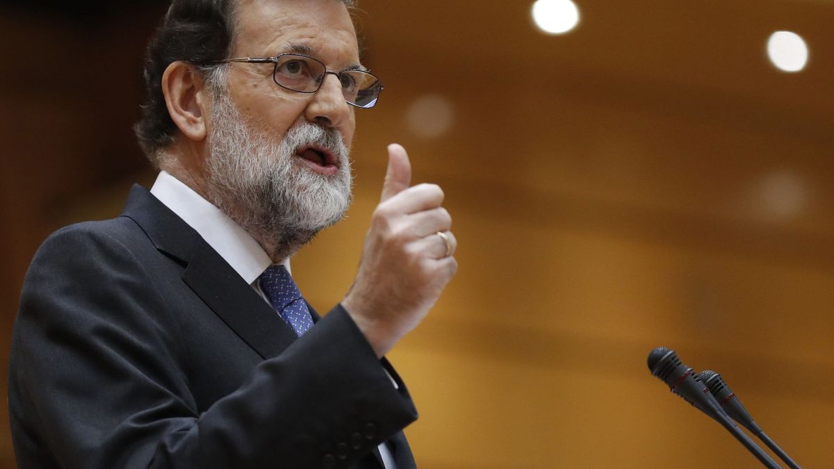 Los aplausos del PP y la ovación al artículo 155: reacciones a Rajoy en el Senado