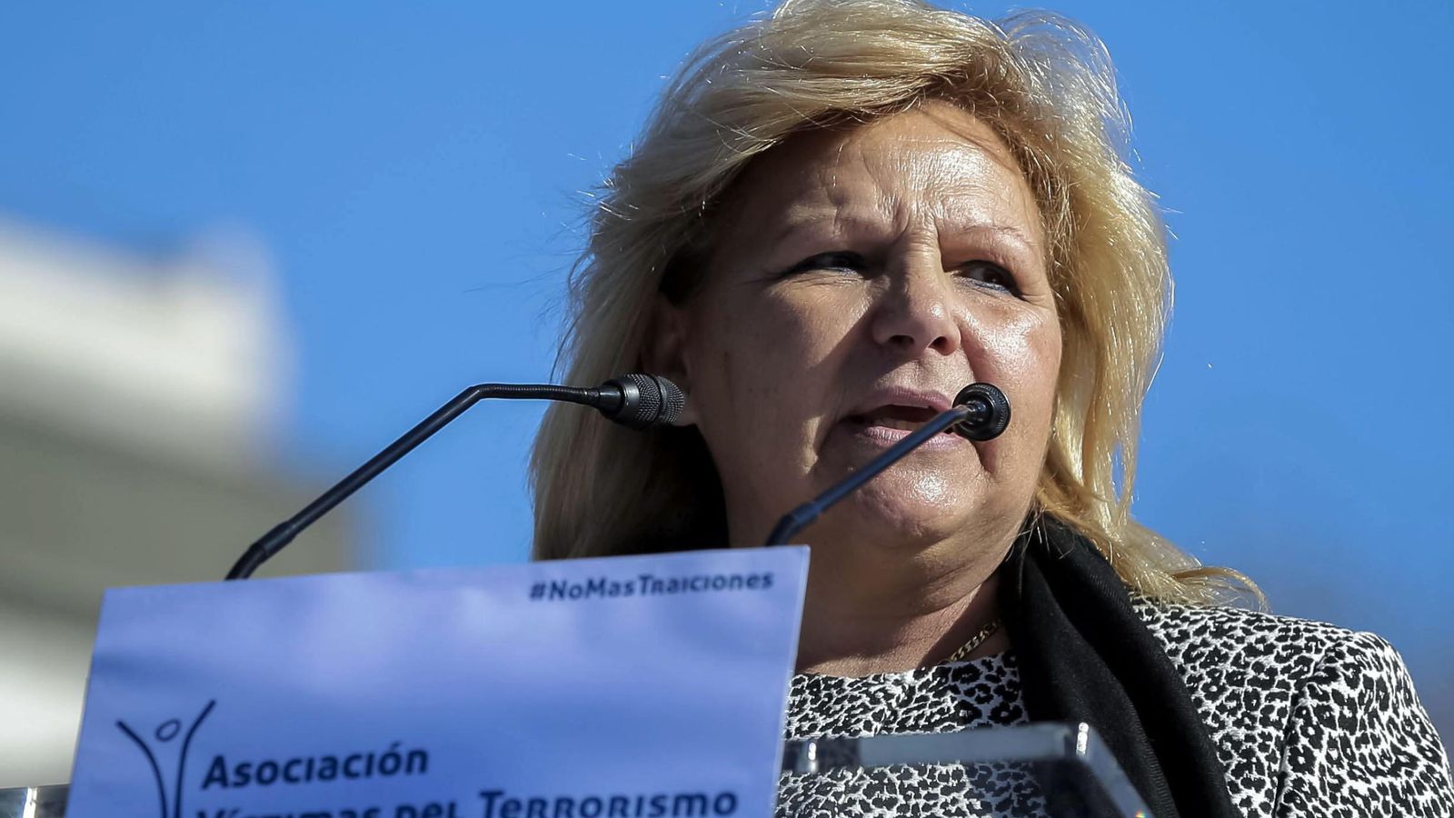 Foto: La expresidenta de la Asociación de Víctimas del Terrorismo Ángeles Pedraza. (EFE)