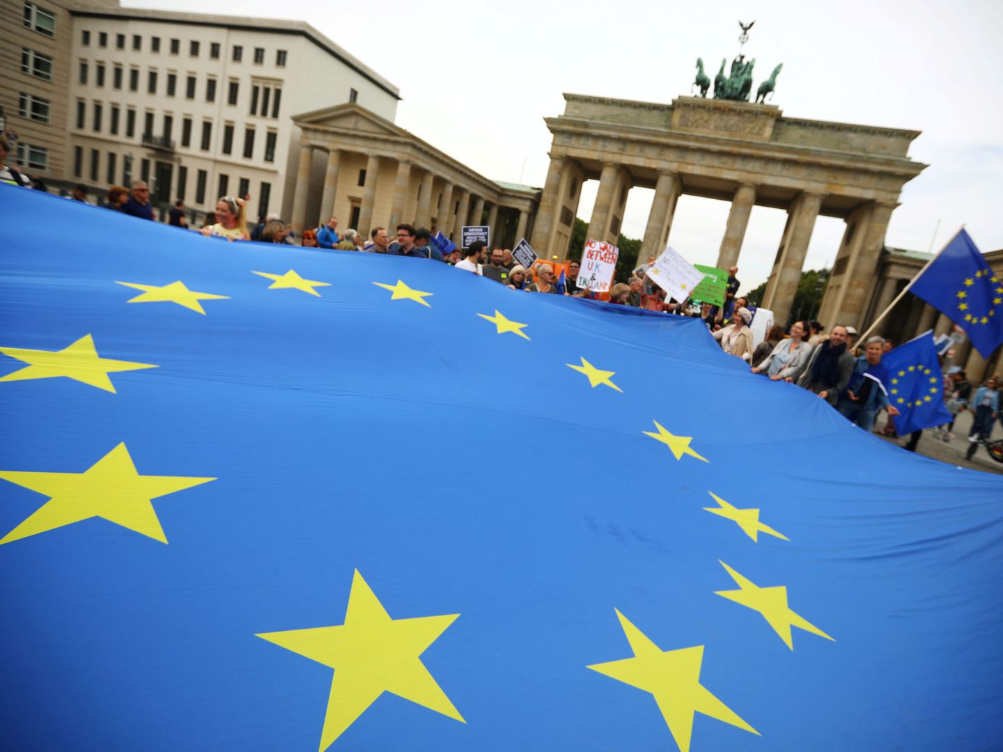 Manifestación proeuropea en Berlín. (EFE)