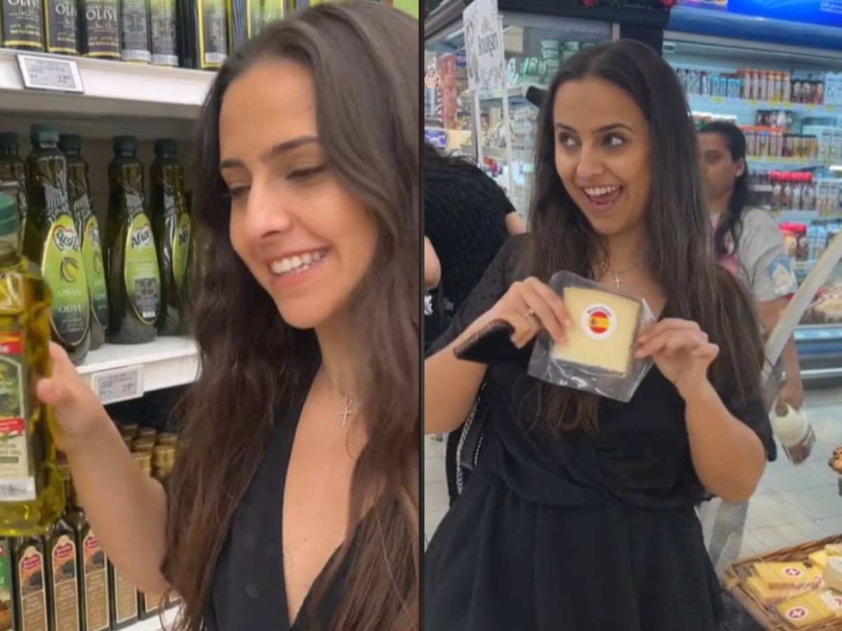 Foto: Una joven ha mostrado el precio de algunos de los productos más comunes en un supermercado de Dubai. (TikTok/@alimolins)