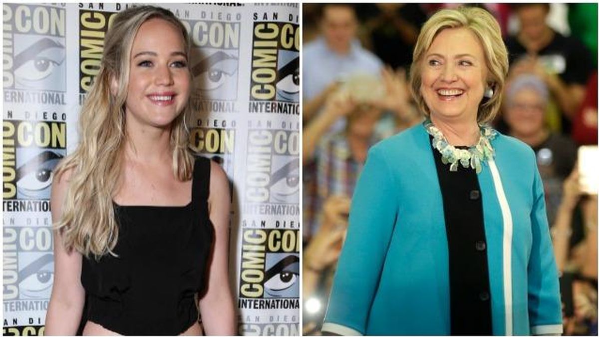 Hillary Clinton apoya el alegato de Jennifer Lawrence contra Hollywood