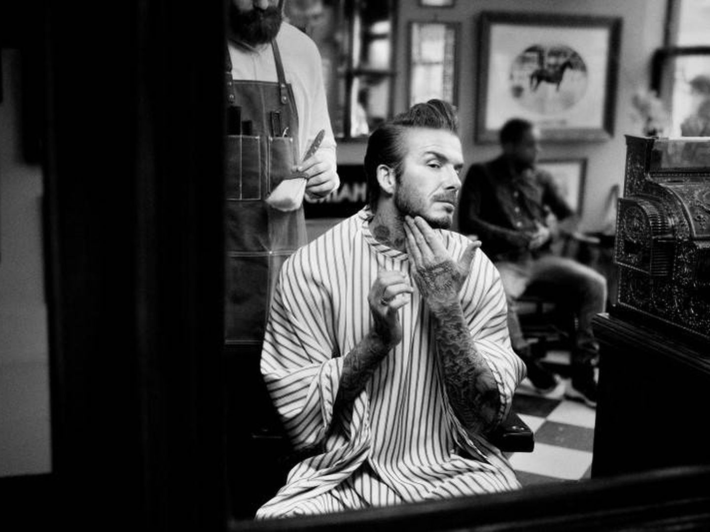 David Beckham en una imagen de House 99, su firma de cosméticos para L'Oréal.