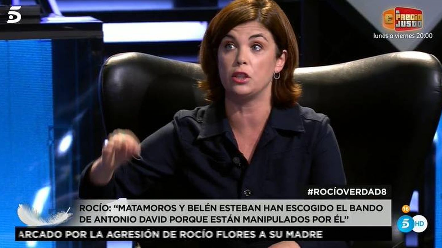 Samanta Villar, en 'Rocío, seguir viva'. (Mediaset)