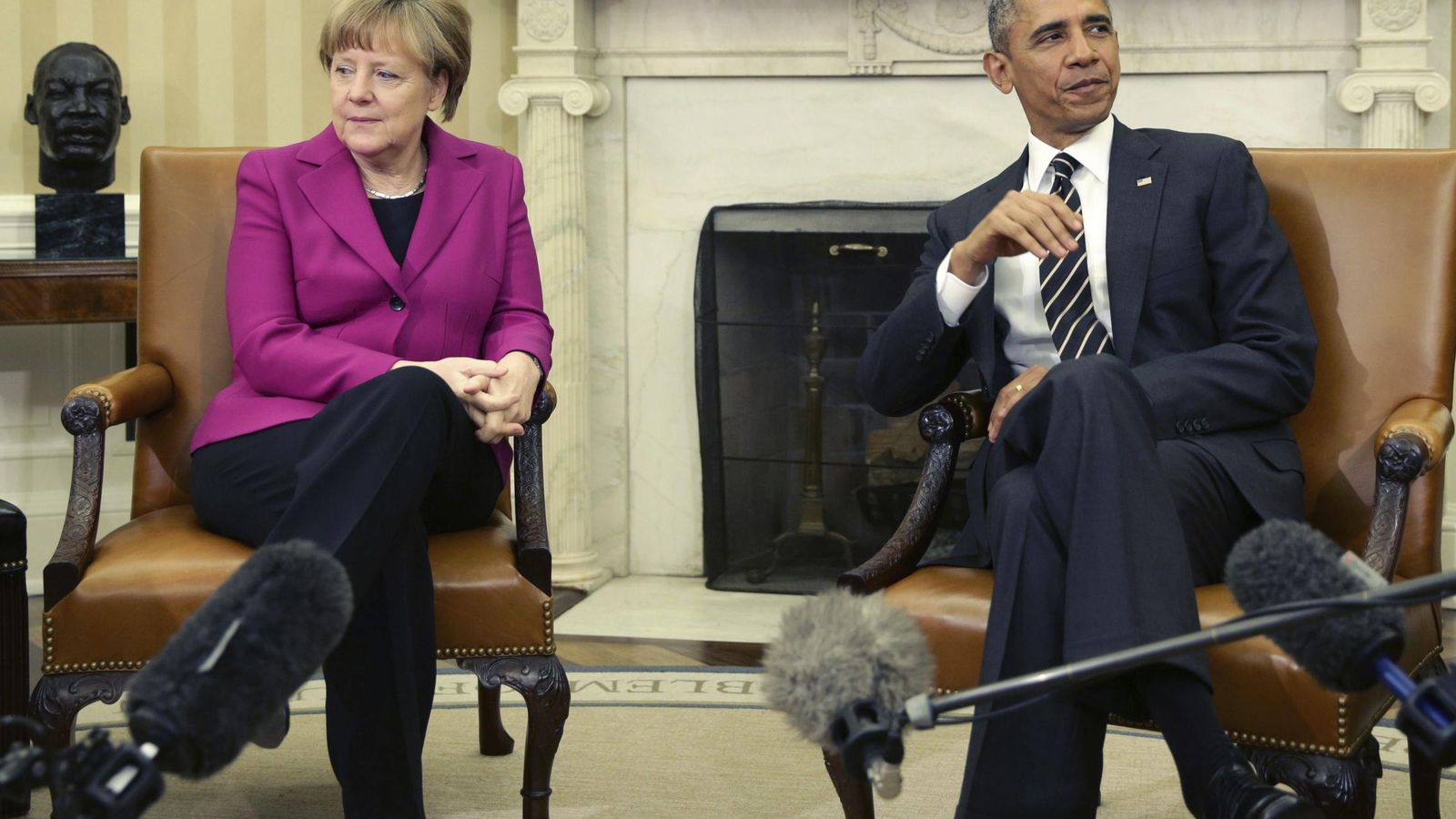Foto: Angela Merkel y Barack Obama, dos de los afectados (Reuters)