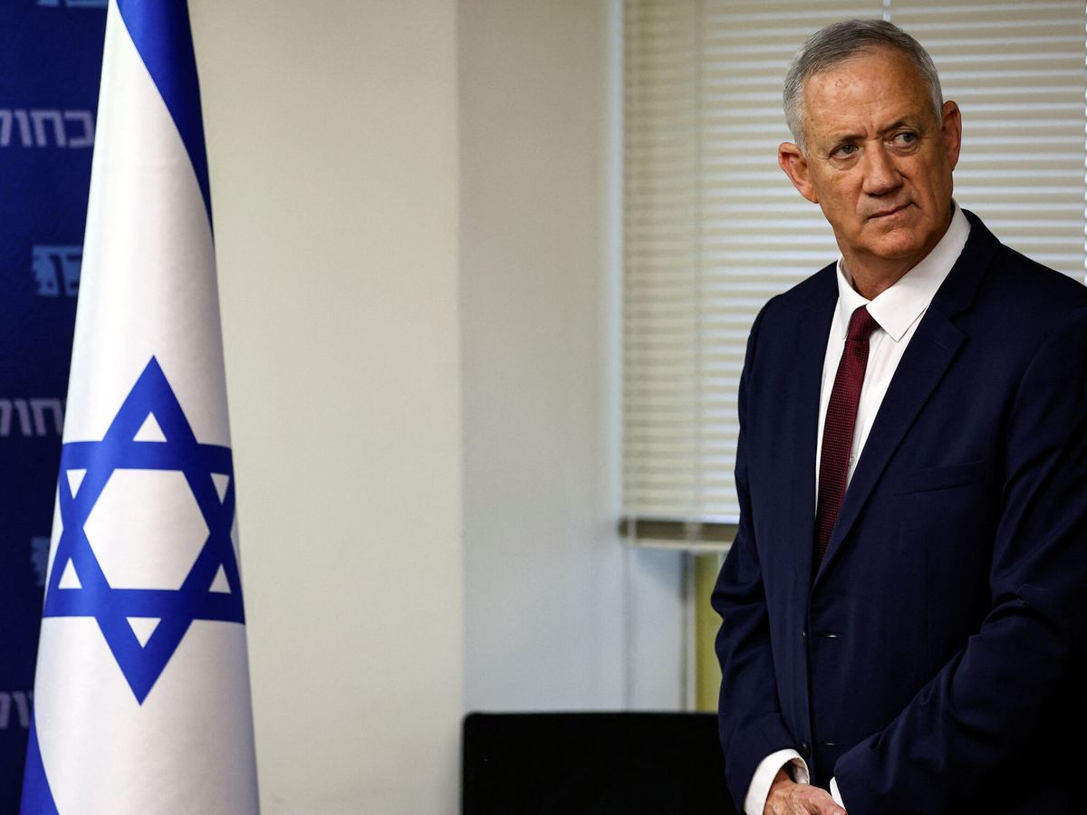 Foto: El Ministro de Defensa israelí, Benny Gantz. (Reuters/Ronen Zvulun)
