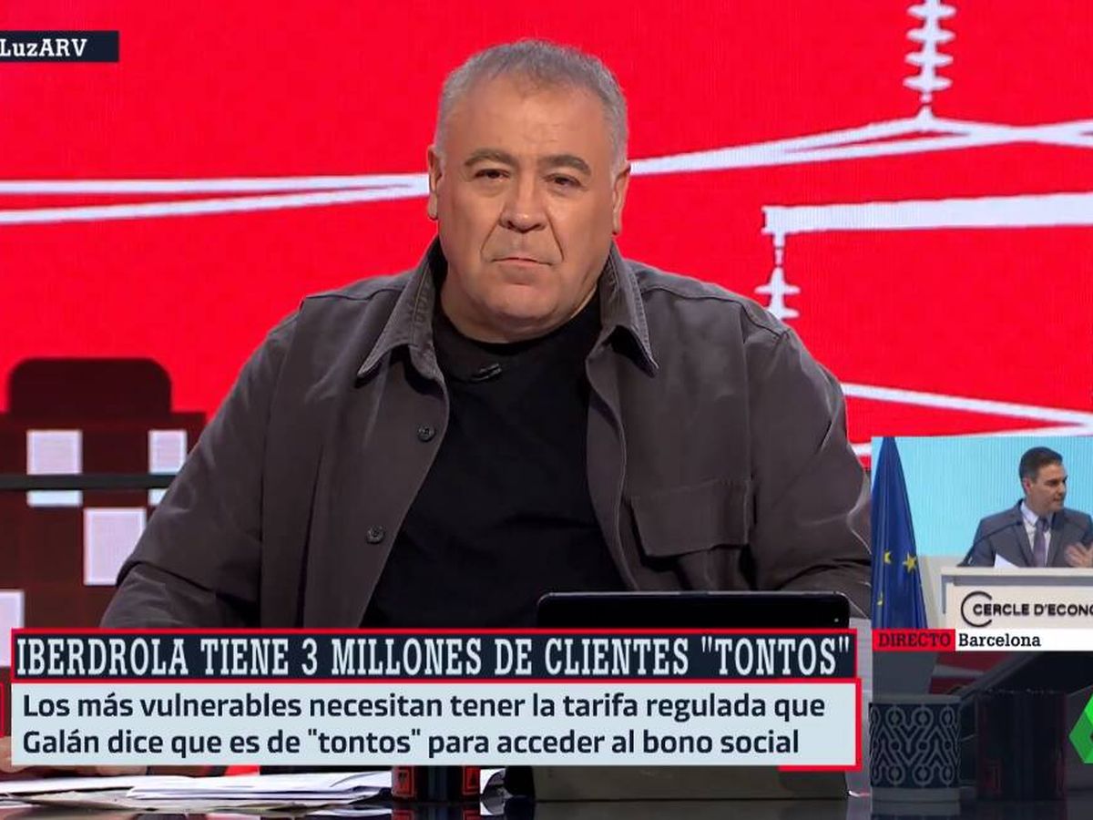 Foto: El presentador de 'Al rojo vivo', Antonio Ferreras. (Atresmedia)