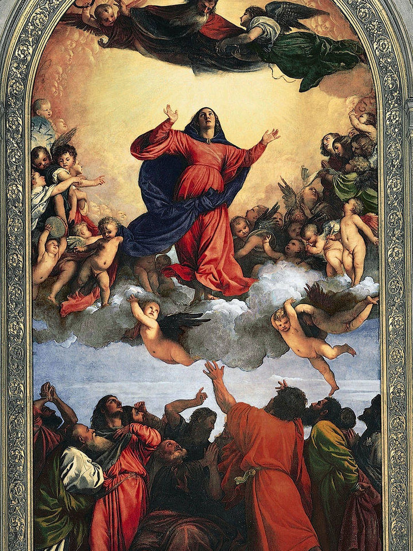 Óleo sobre lienzo que Tiziano pintó para la iglesia de Santa María dei Frari, en Venecia. (C.C.)