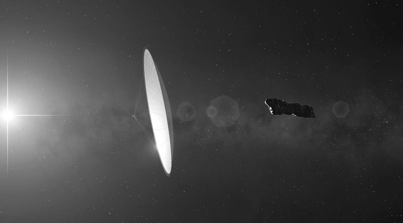 Un concepto de lo que podría ser 'Oumuamua