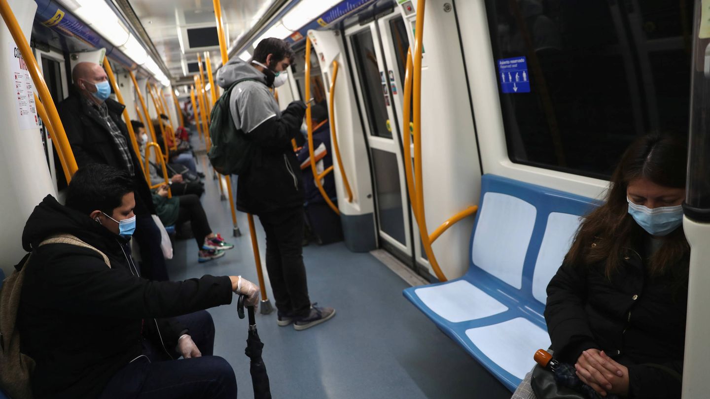 El metro de Madrid, este lunes. (Reuters)