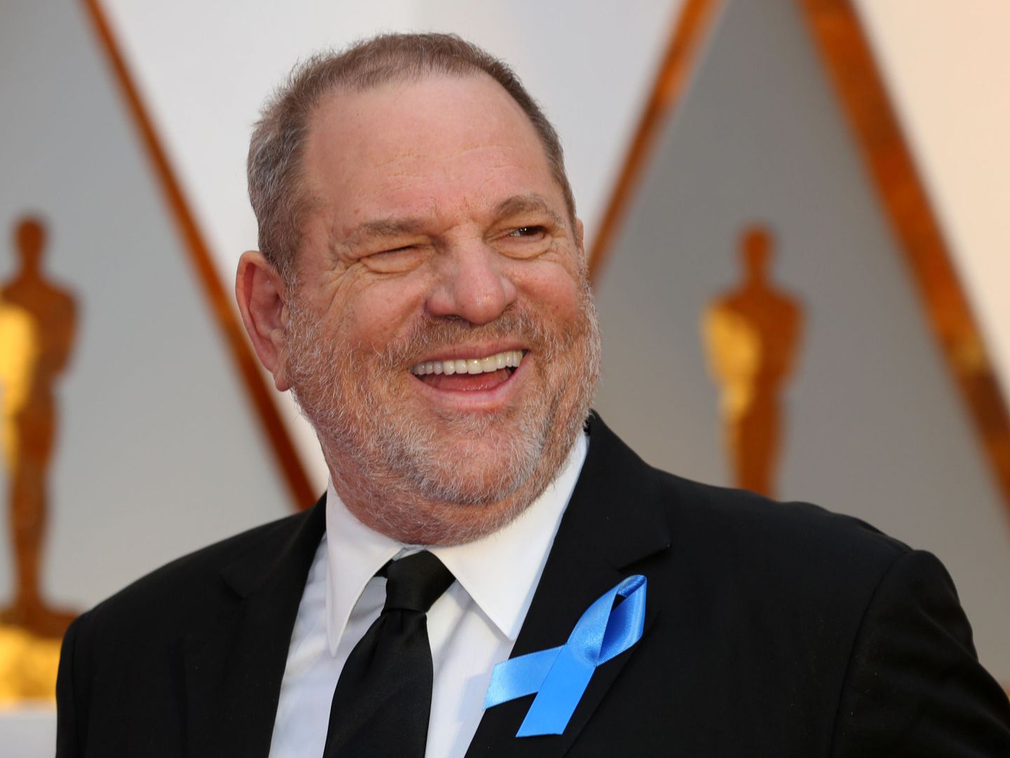 Harvey Weinstein en la alfombra roja de los últimos premios Óscar. 