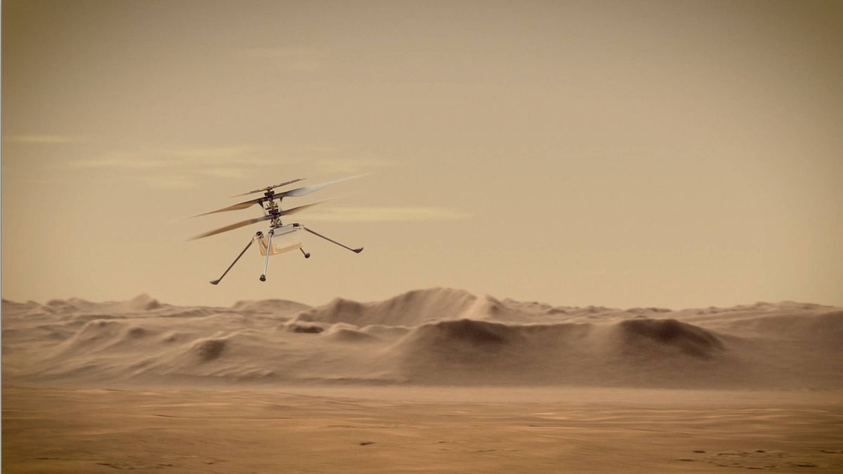 El Ingenuity vuela por fin en Marte: horario y dónde ver el primer viaje del helicóptero