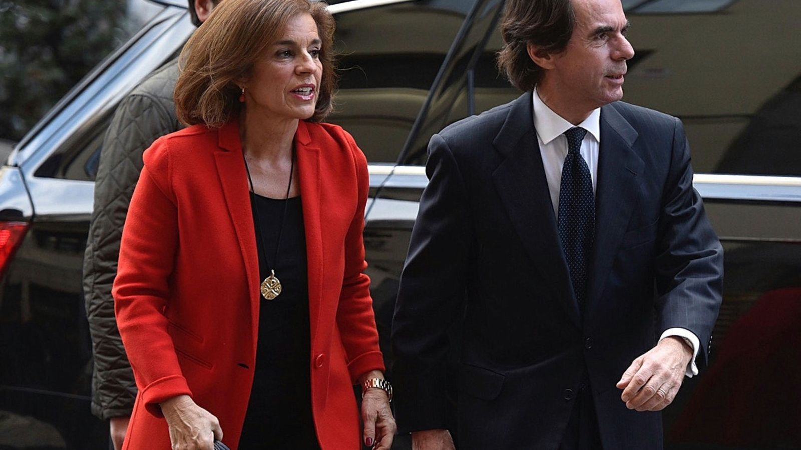 Foto: El expresidente del Gobierno José María Aznar (d) y su mujer, Ana Botella. (EFE)