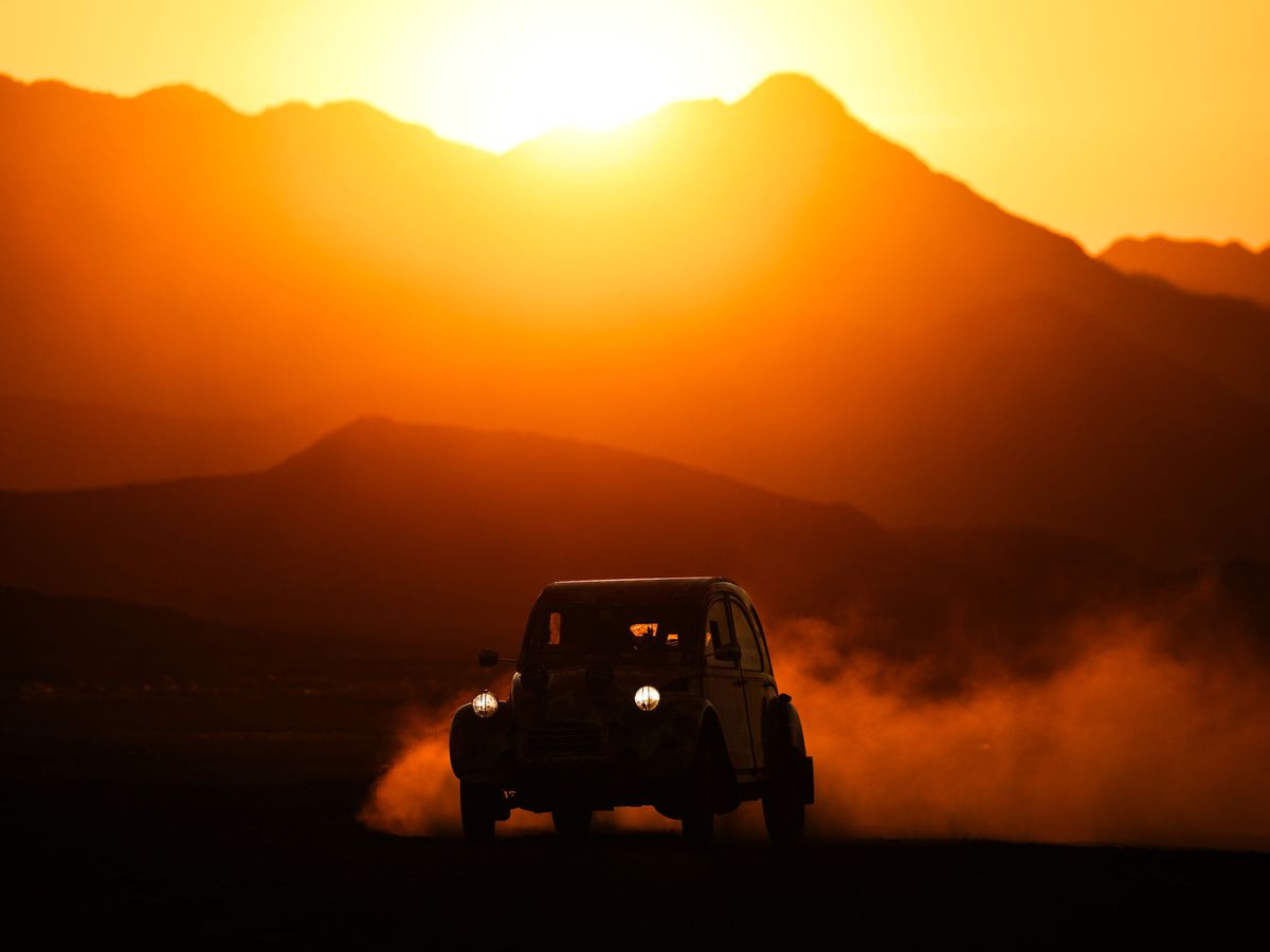 Foto: Test de preparación del Dakar Classic 2024. (DPPI/AFP7)