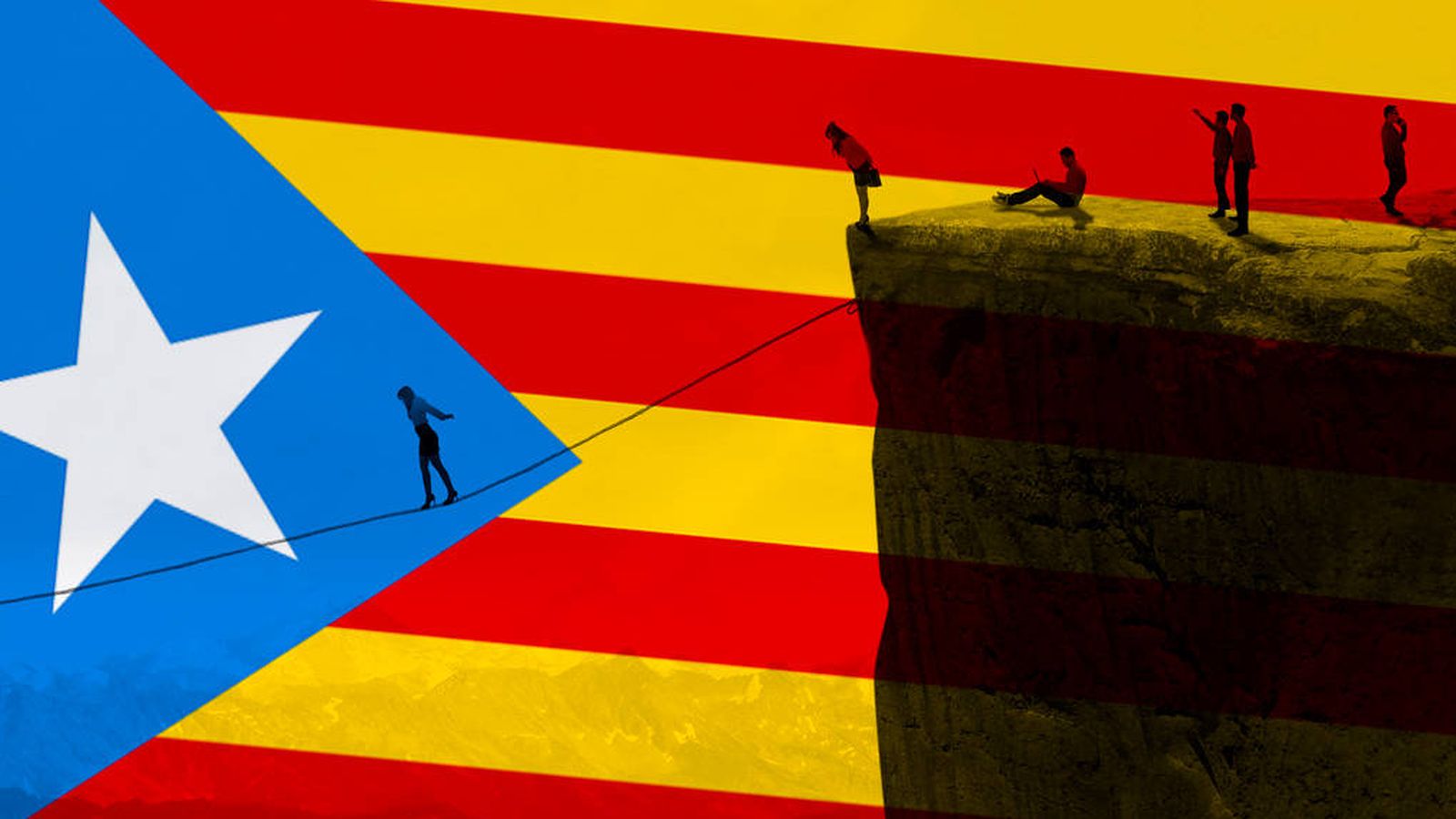 Foto: Independencia de Cataluña. (E. Villarino)