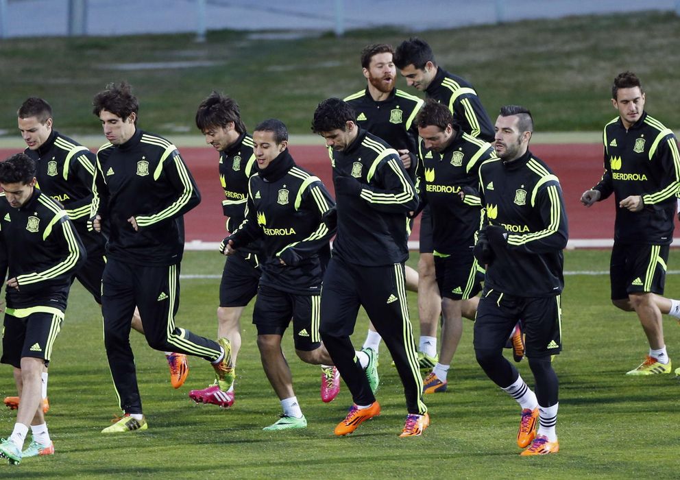Foto: La Selección durante uno de sus entrenamientos (Efe).