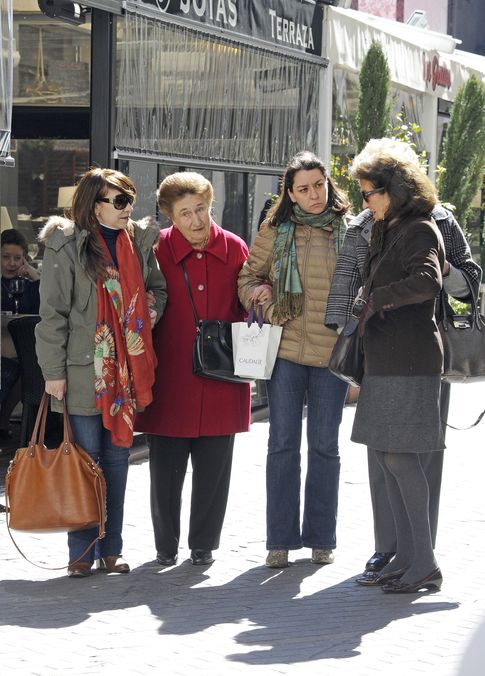 Foto: La infanta Margarita de Borbón durante su 75 cumpleaños por las calles de Madrid 