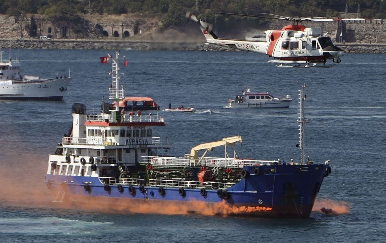 La guardia costera de Turquía, durante un ejercicio en septiembre de 2011. (Reuters)