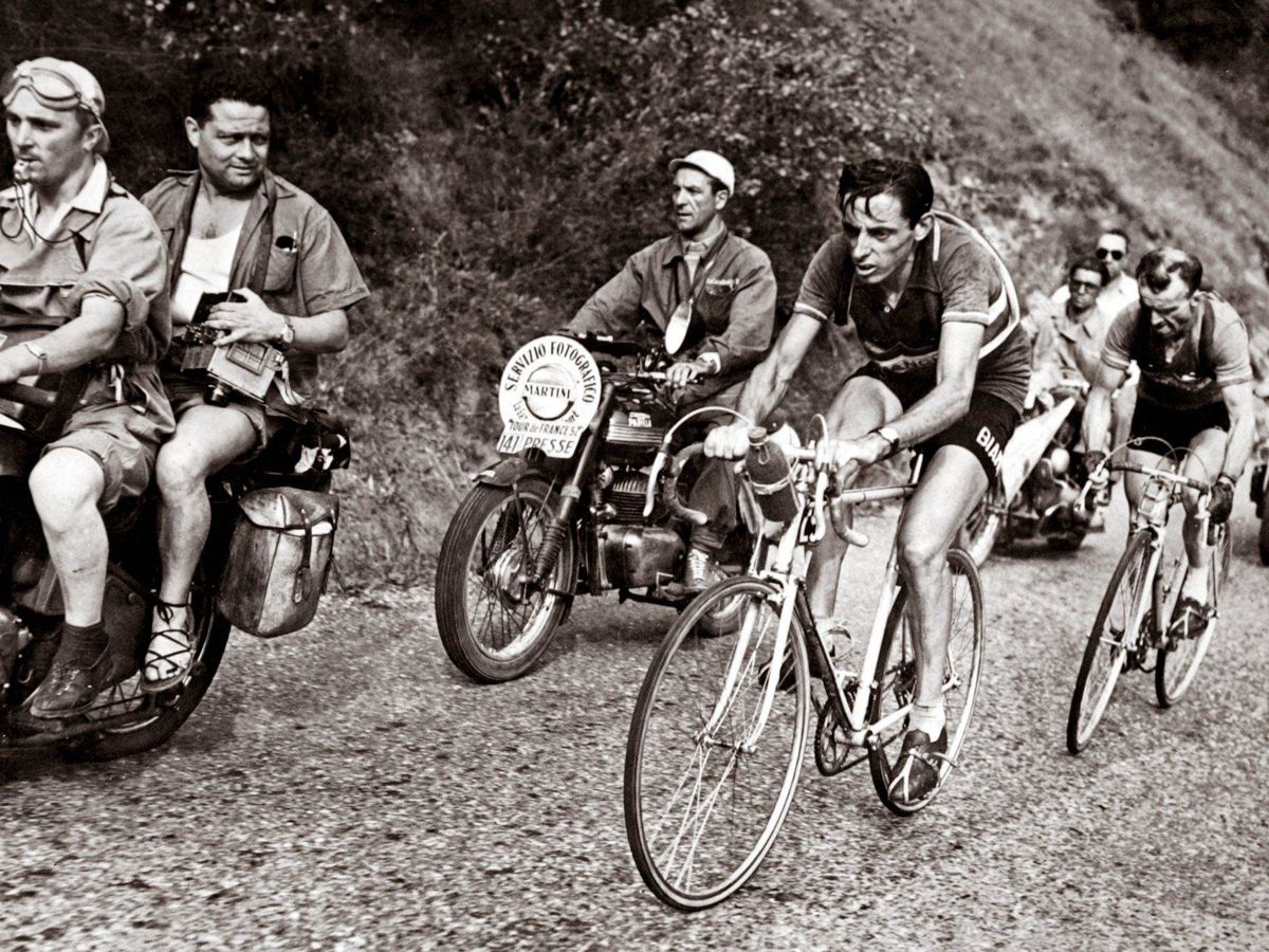 Foto: Fausto Coppi, leyenda del ciclismo italiano. (Archivo)