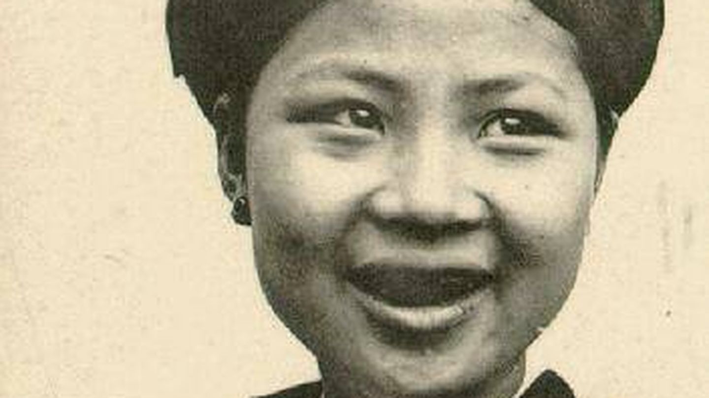  Retrato de joven del norte de Vietnam con los dientes ennegrecidos, hacia 1905.