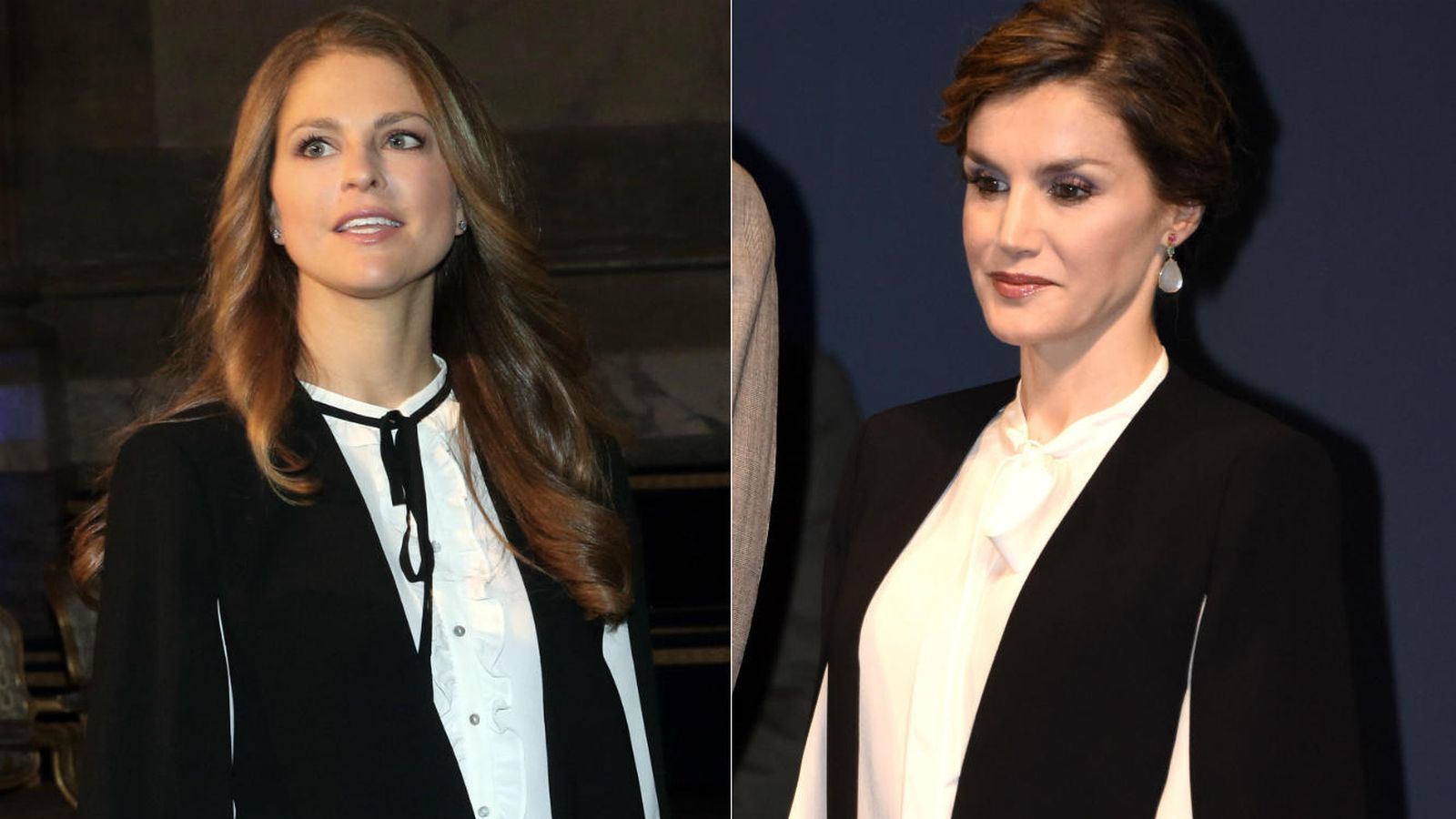 Foto: La Reina Letizia y Magdalena de Suecia con la misma capa de Zara (Gtres)