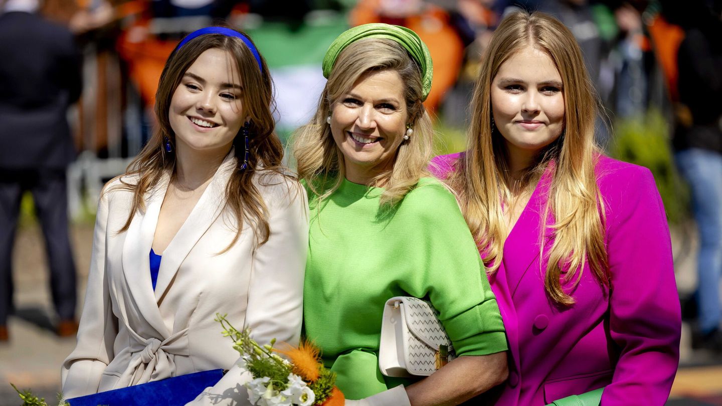 Ariane, Máxima y Amalia. (Reuters)