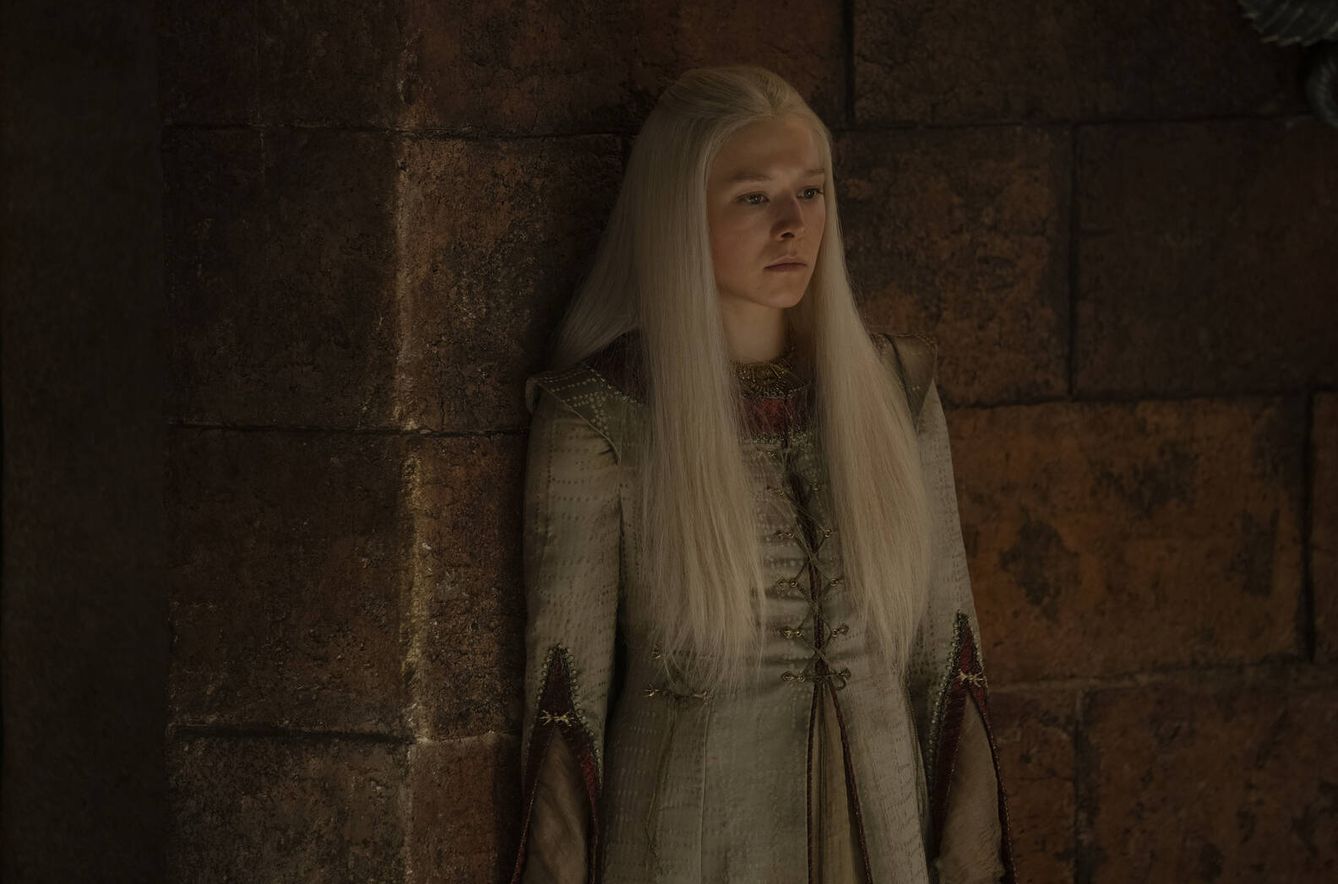 La actriz Emma D'Arcy como Rhaenyra Targaryen en 'La casa del dragón' (Warner Bros Discovery)