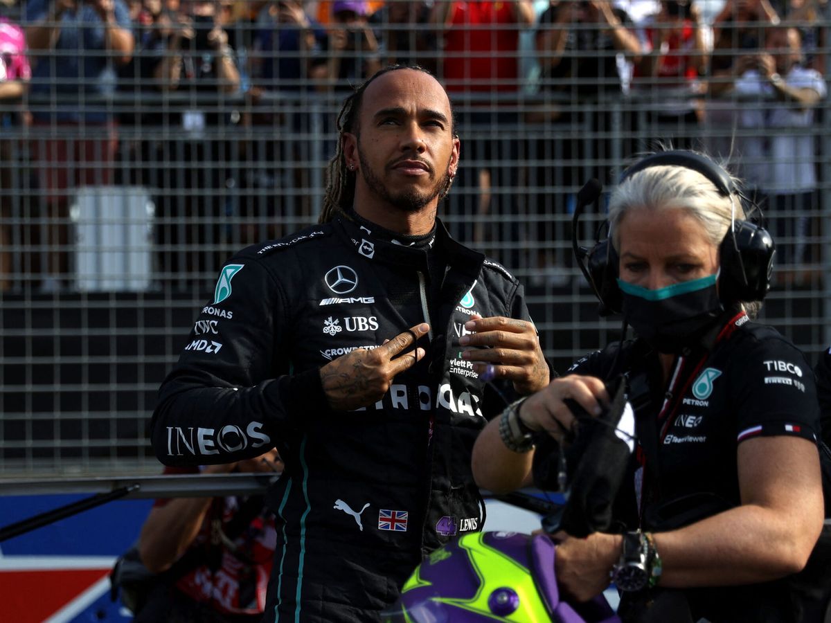 Foto: Lewis Hamilton, en el Gran Premio de Australia. (Reuters/Loren Elliott)