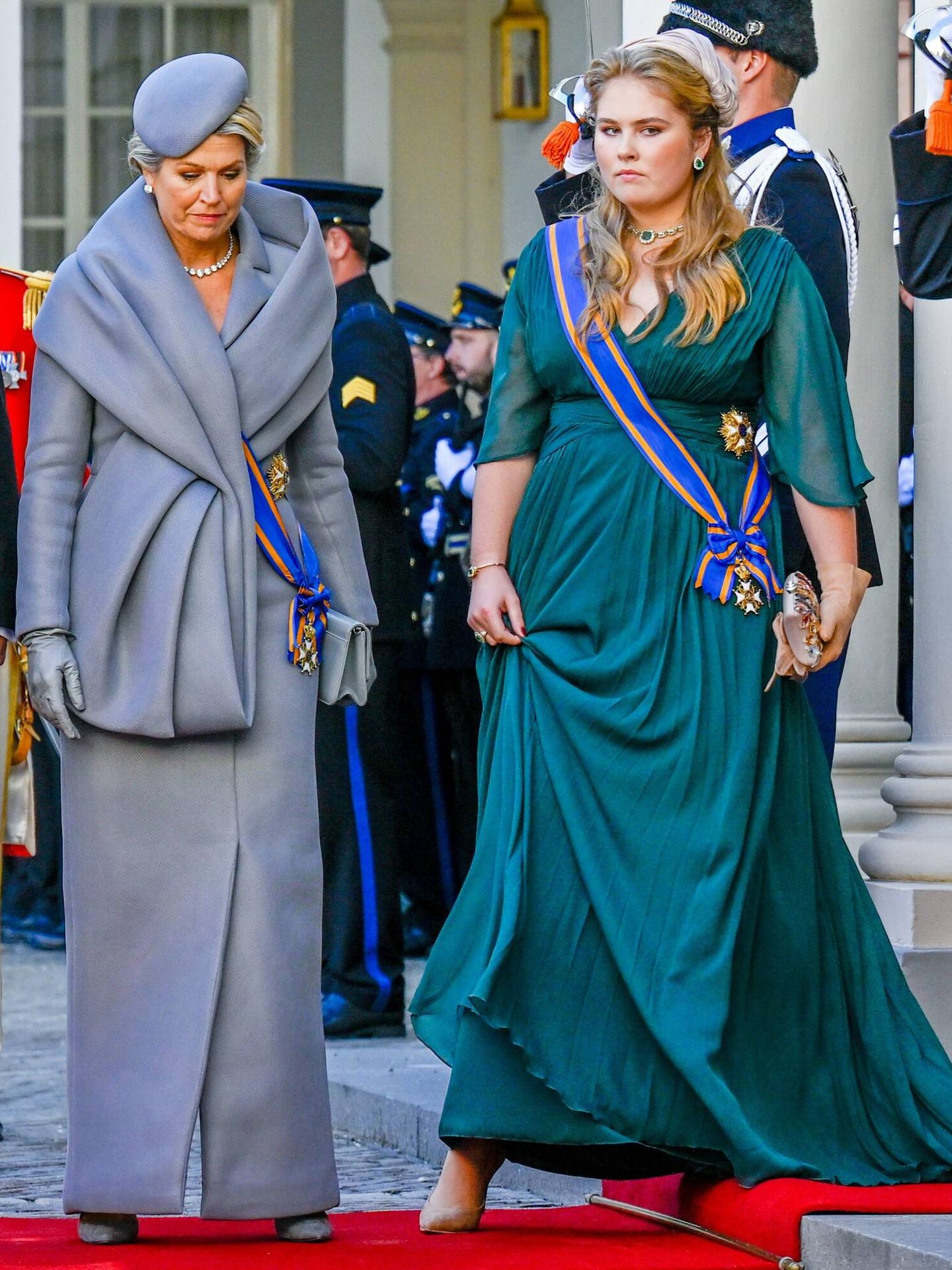  Máxima y Amalia de Holanda en el Prinsjesdag. (CP)