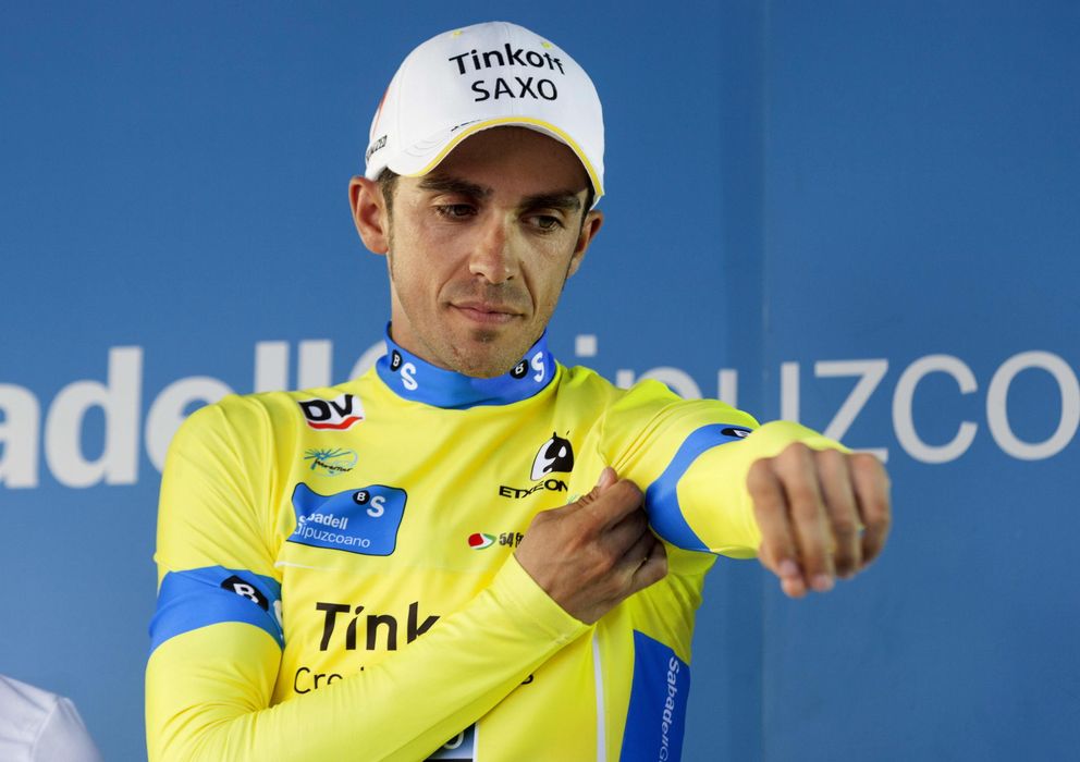 Foto: Contador sigue primero en la general tras cuatro etapas.