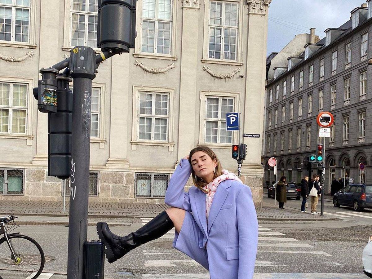 Foto: La insider Linn Eklund, en las calles de Copenhague. (Instagram)