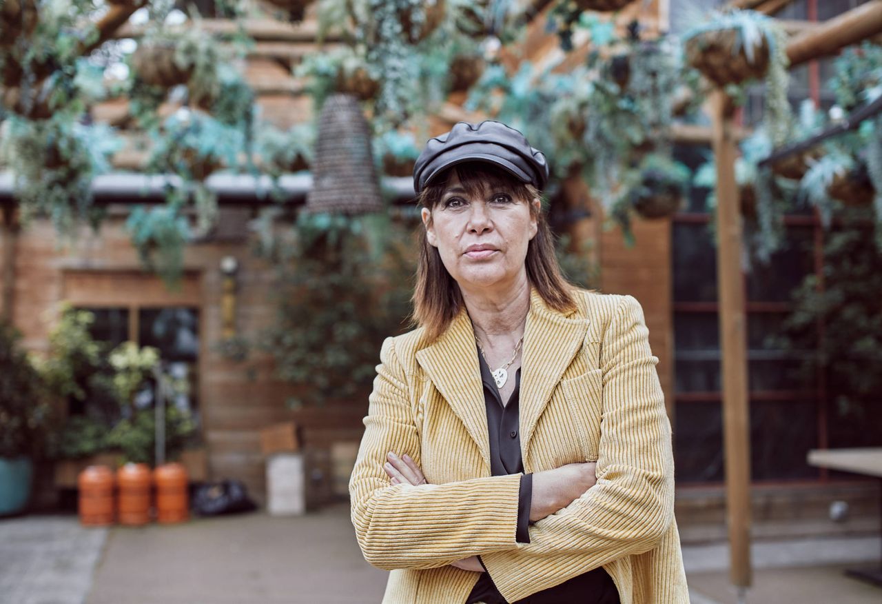 Mabel Lozano, durante la entrevista con ElConfidencial realizada en 2021. (Jorge Álvaro Manzano)