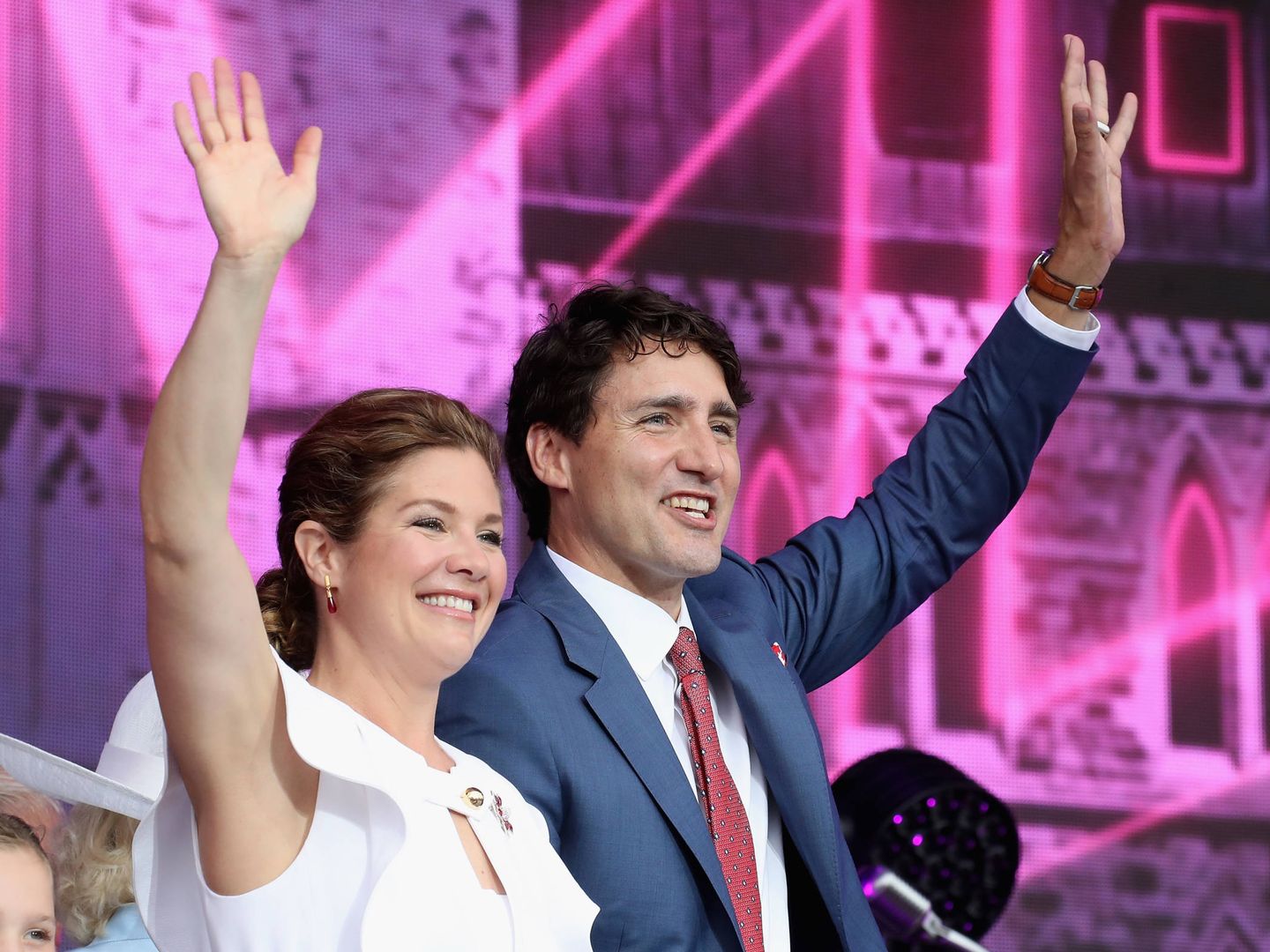 Sophie Trudeau ha sido un gran apoyo para su marido. (Getty)