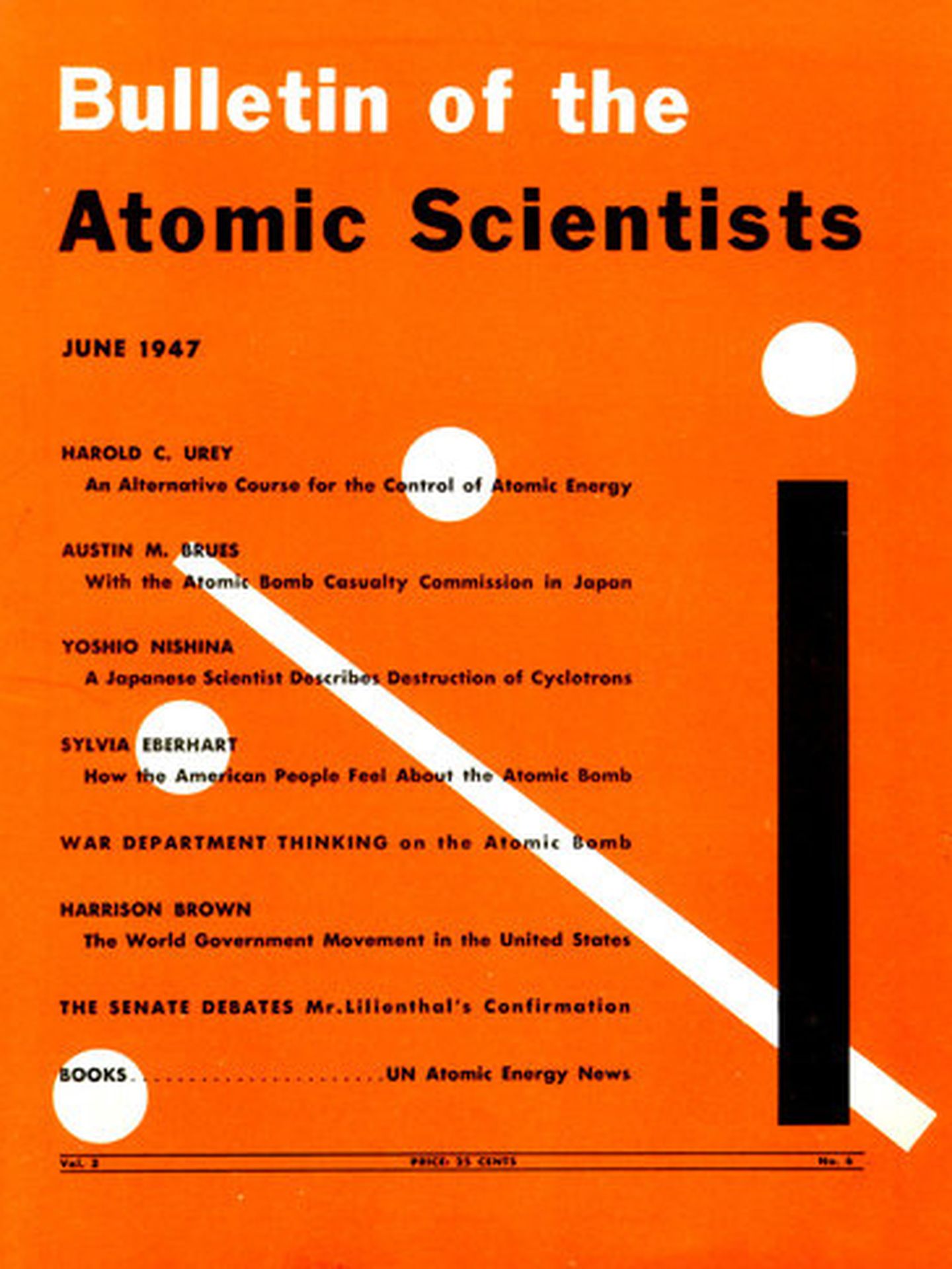 El primer Reloj del Apocalipsis, publicado en 1947