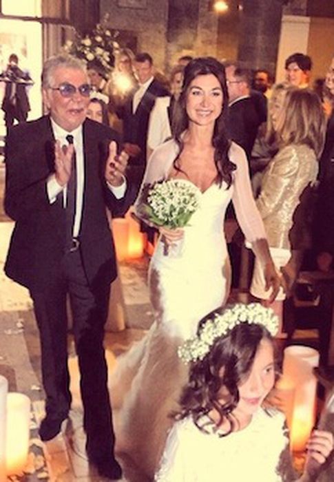 Foto: El diseñador Roberto Cavalli en una imagen de la boda publicada en su blog personal