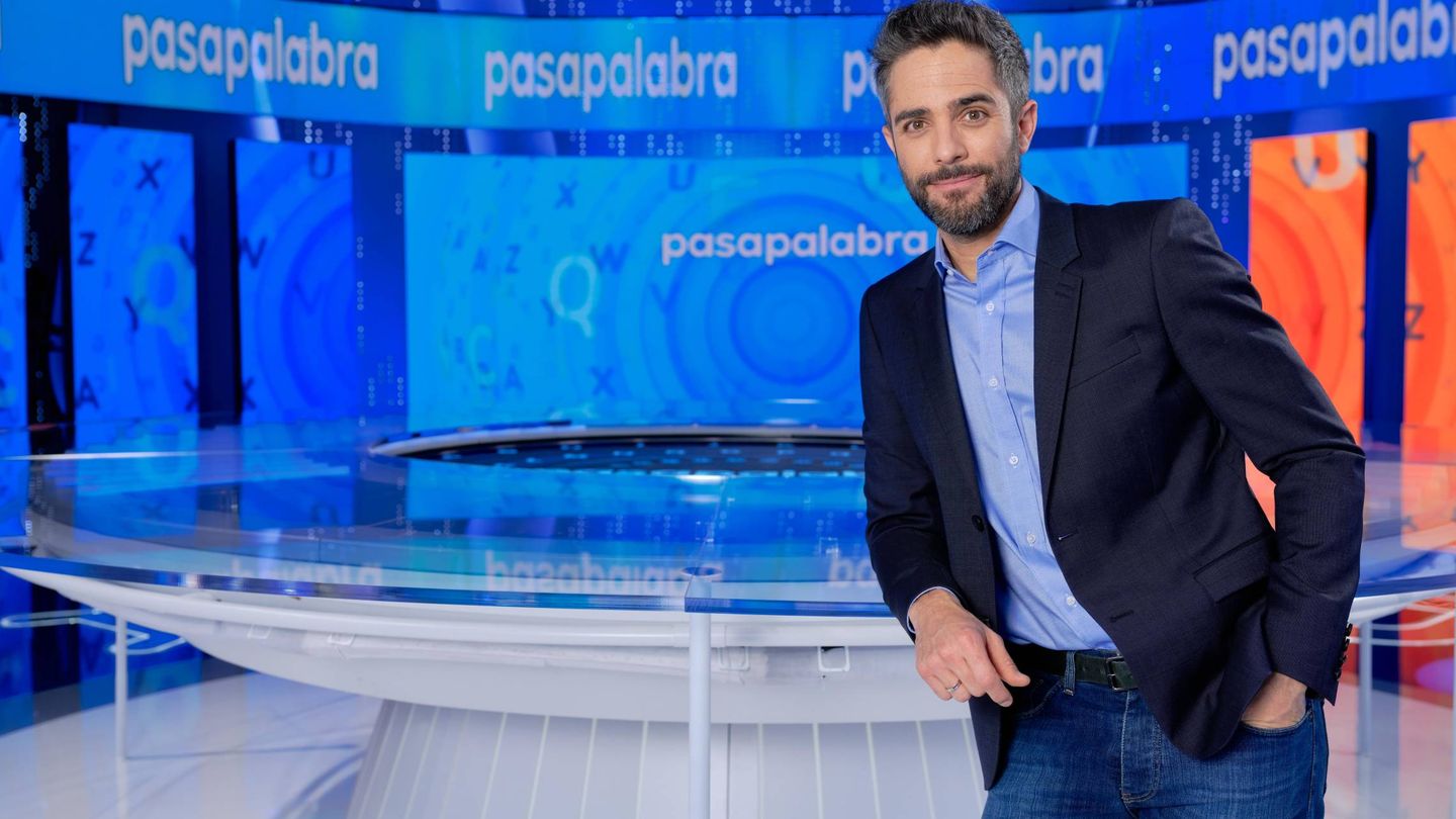 Roberto Leal en el nuevo plató de 'Pasapalabra'. (Atresmedia Televisión)