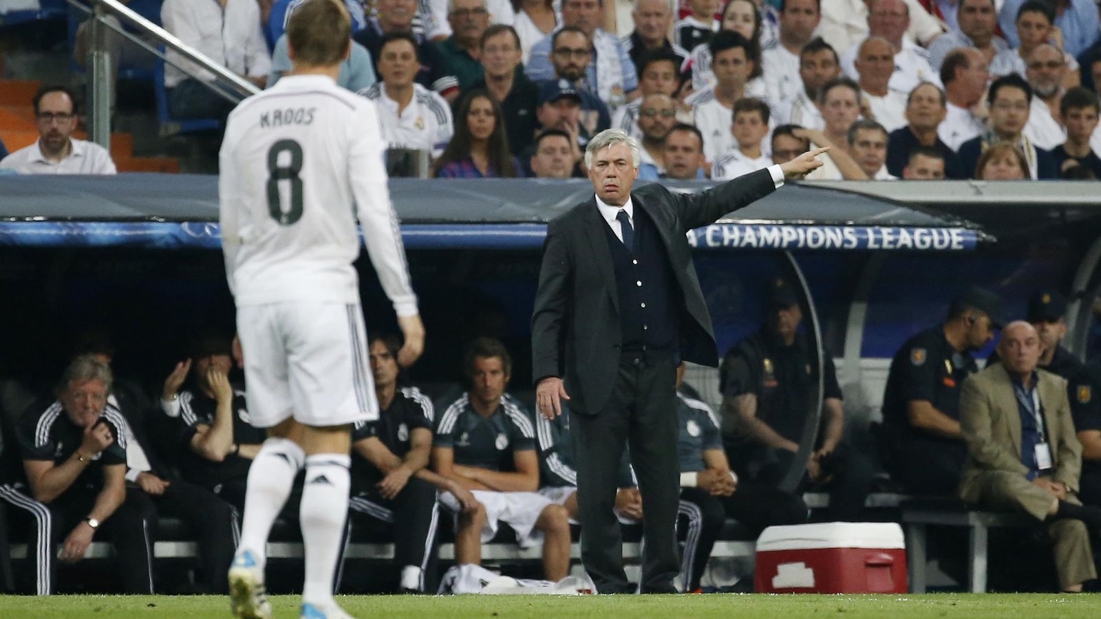 Foto: Carlo Ancelotti en su último partido con el Real Madrid.