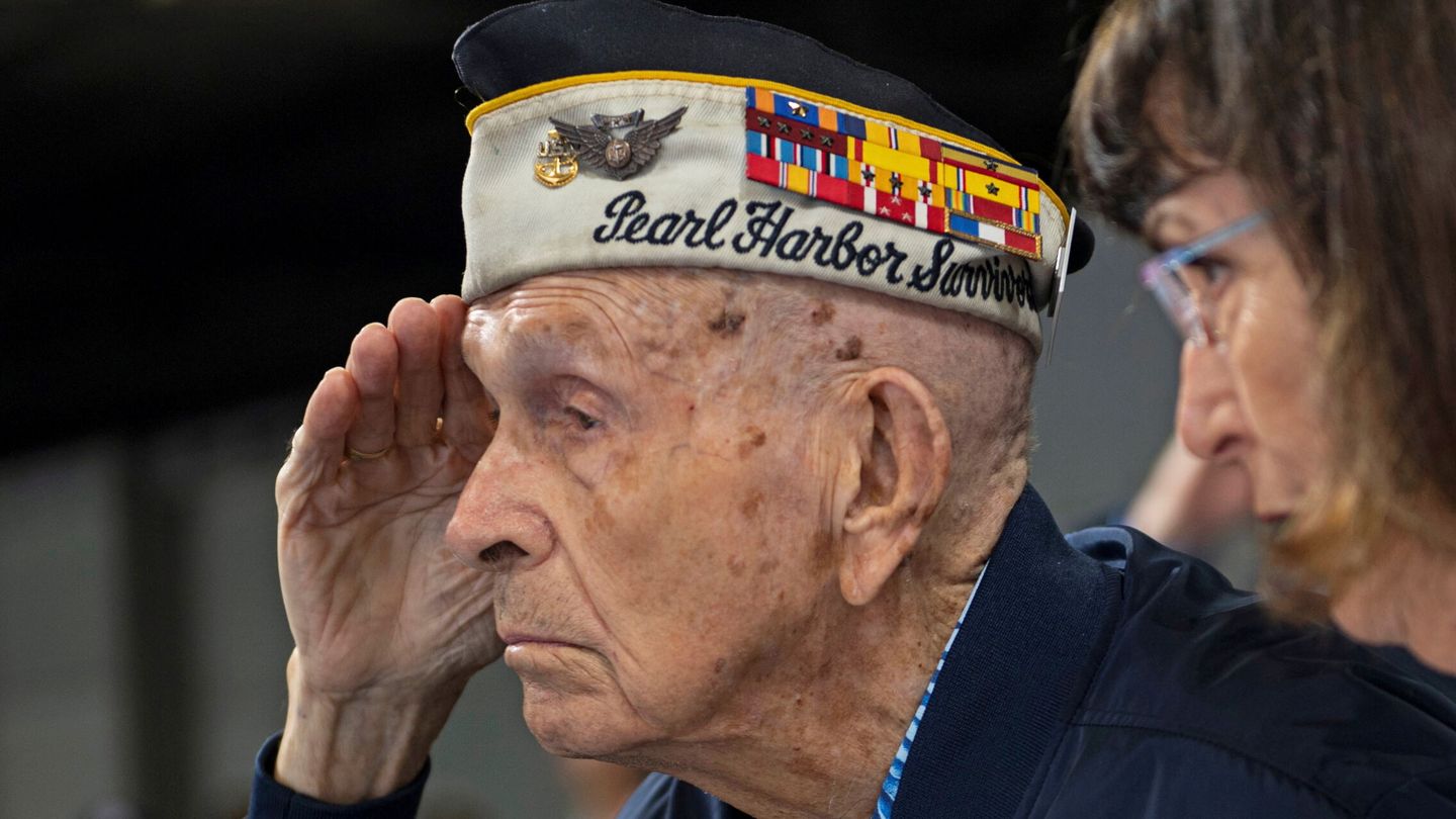 Uno de los supervivientes del ataque japonés a Pearl Harbor, uno de los grandes traumas y pesadillas de los EEUU