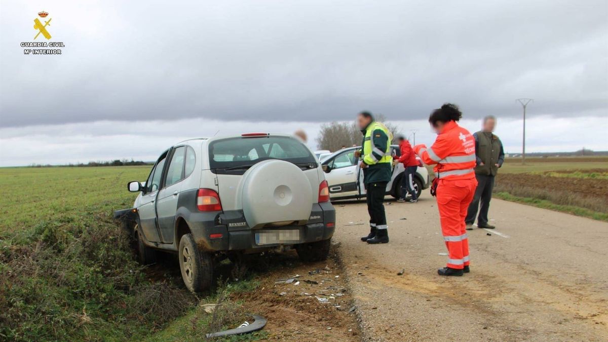 Detienen a un hombre en Palencia por chocar con el vehículo de su expareja