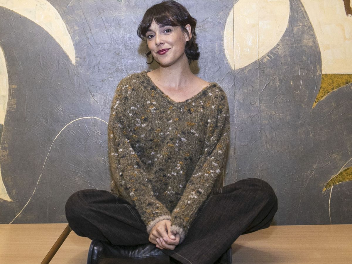 Foto: La actriz Belén Cuesta en una entrevista en Zaragoza. (EFE)