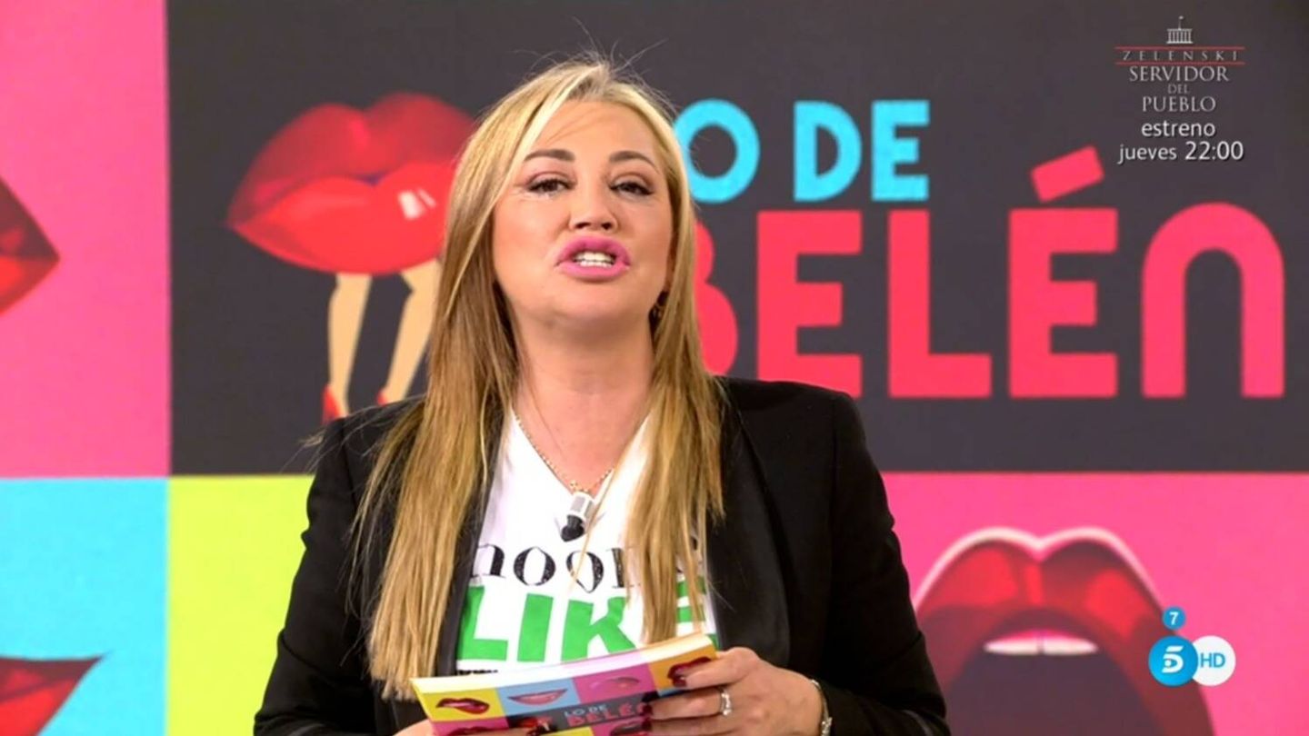 Belén Esteban, presentadora de 'Lo de Belén'. (Mediaset España)
