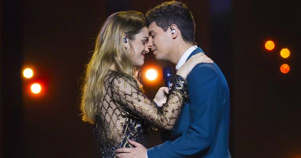 Foto: Amaia y Alfred, en el ensayo general de Eurovisión. (RTVE)