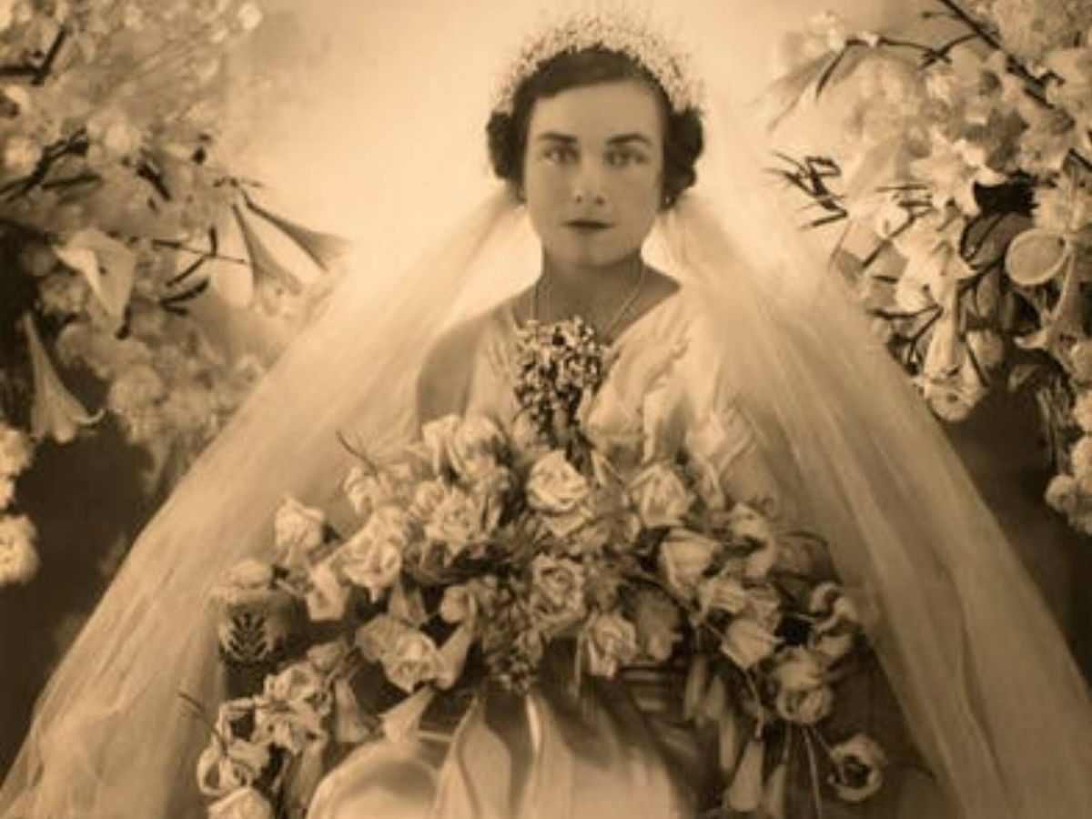 Foto: La princesa Alicia de Gran Bretaña, en su boda en 1935. (Cortesía/Royal Collection Trust)