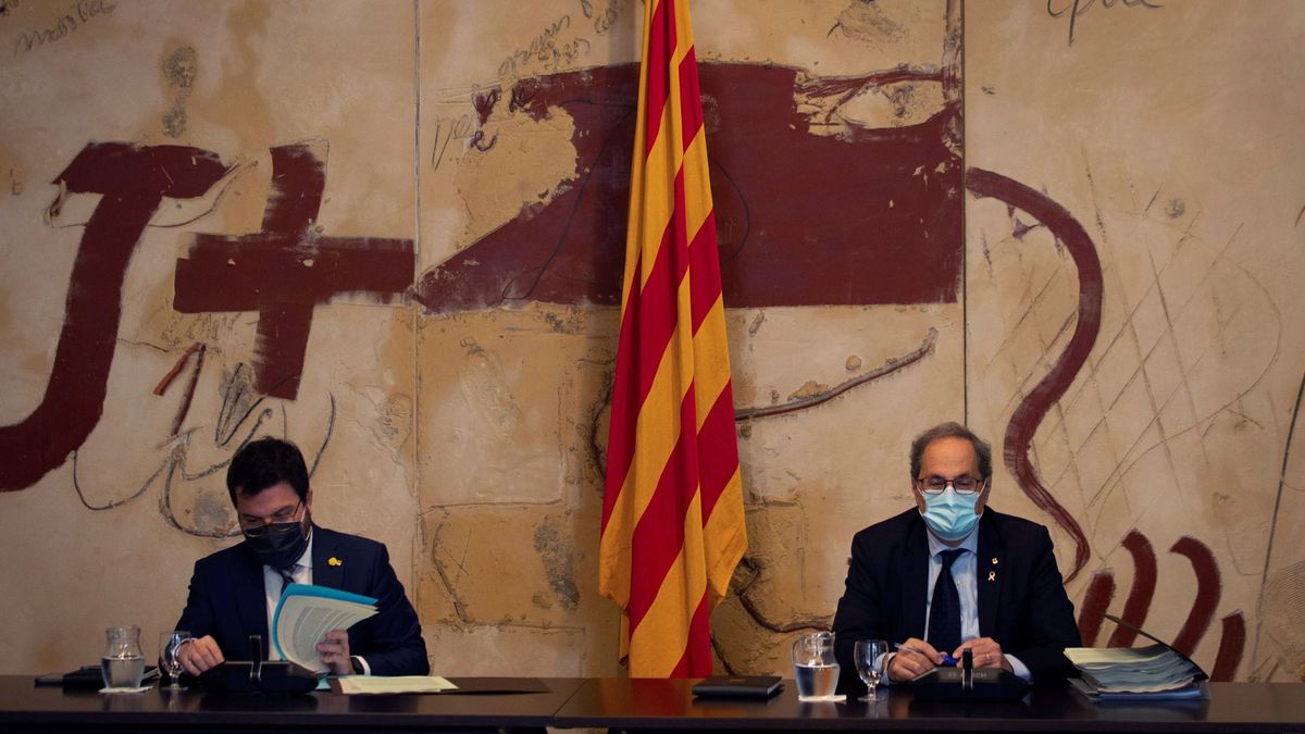Aragonès pide una respuesta conjunta al independentismo si Torra es inhabilitado