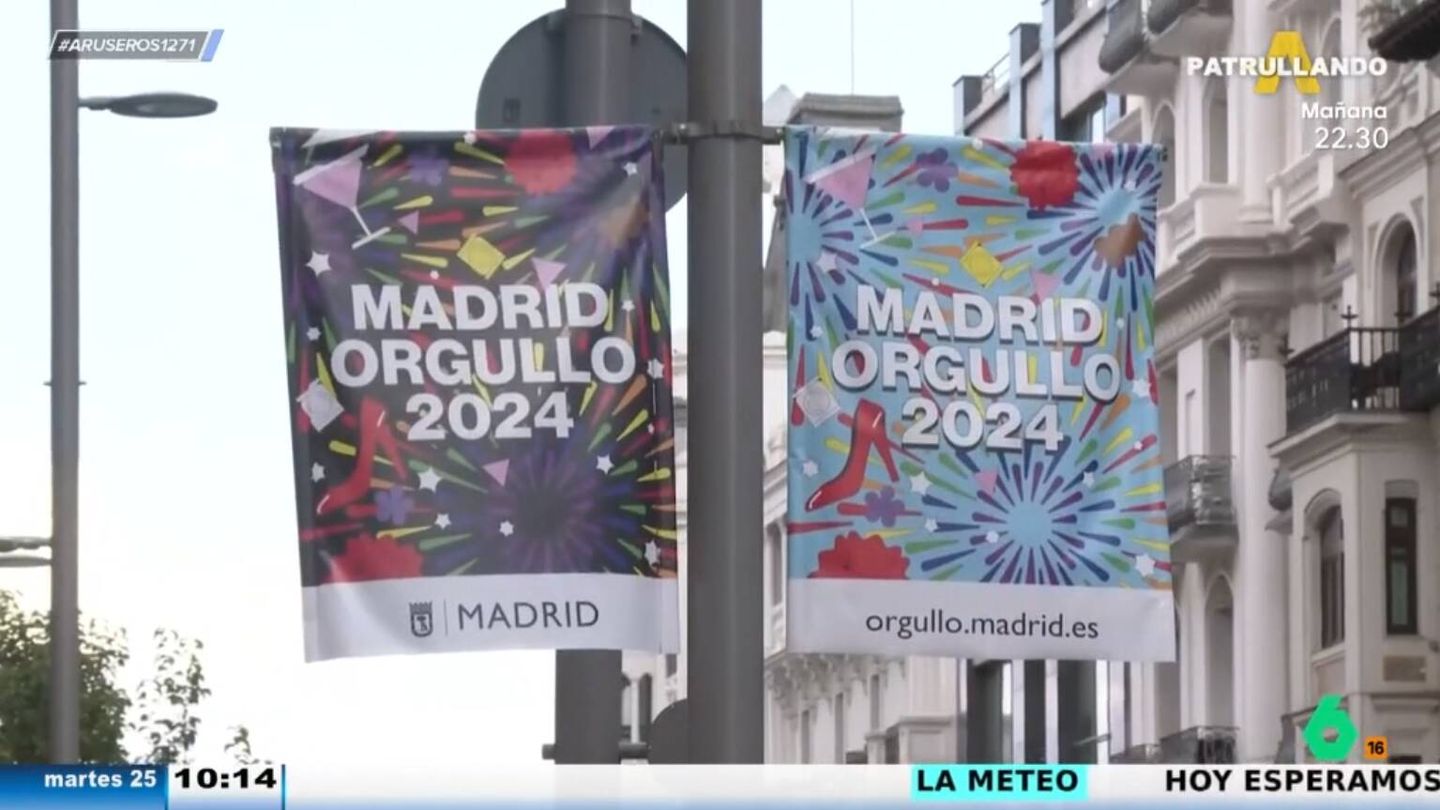 Los cárteles del Orgullo de Madrid para el 2024. (Atresmedia)