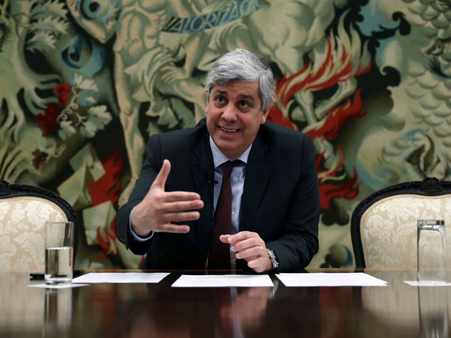 Mário Centeno, presidente del Eurogrupo. (Reuters)