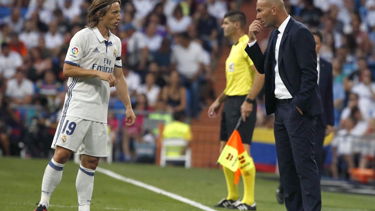 El Madrid y Zidane miman a Modric, la pieza sobre la que se sostiene el equipo