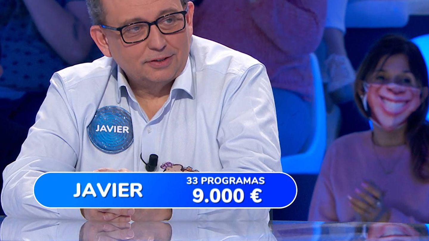 Javier Dávila acumula 9.000 euros, más los 1.200 euros de este lunes. (Atresmedia)