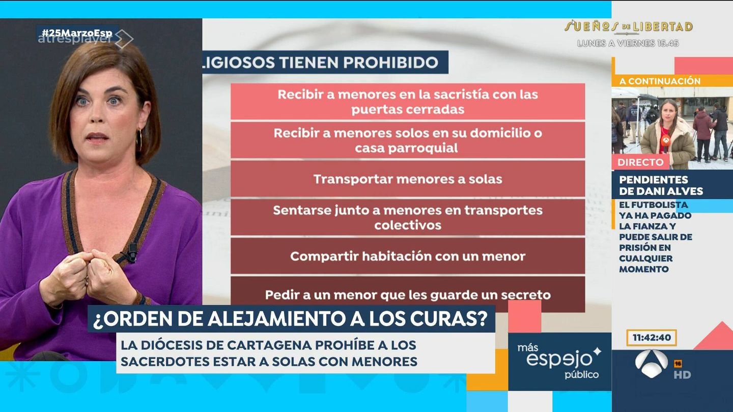 Samanta Villar, en 'Espejo público'. (Antena 3)