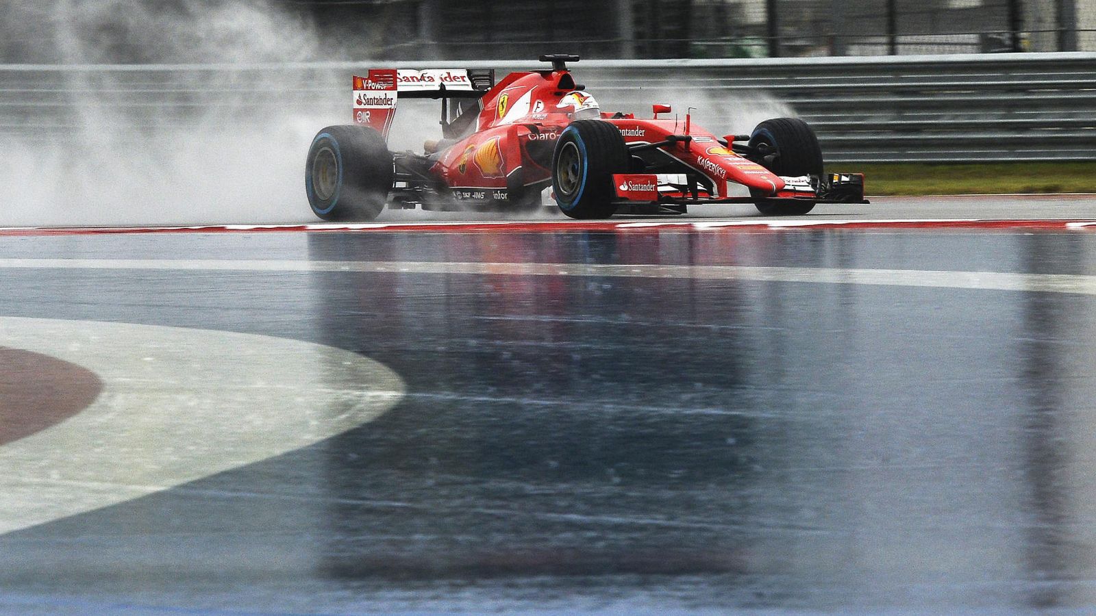 Foto: Sebastian Vettel, el año pasado, en la pista de Austin.